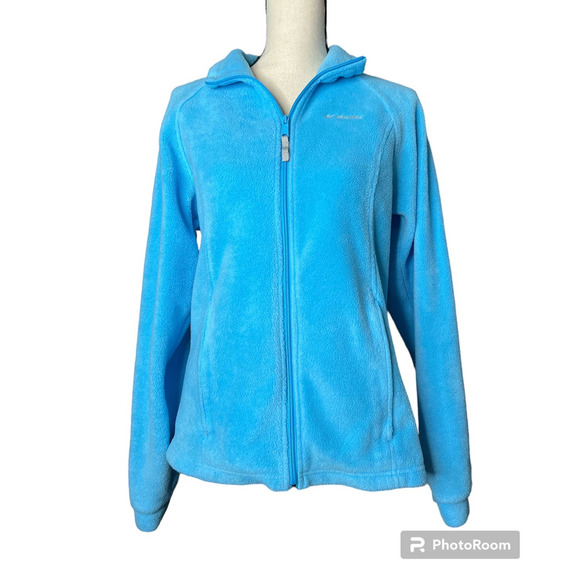Columbia Girls 18-20 Fleece Jacket Full Zipper Pockets - Picture 1 of 5